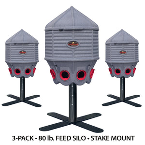 80 lb. FEED SILO • 3-PACK SPECIAL