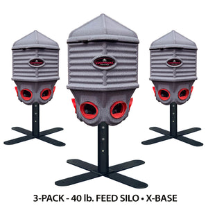 40 lb. FEED SILO • 3-PACK SPECIAL