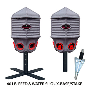 40 lb. FEED & WATER SILO COMBO