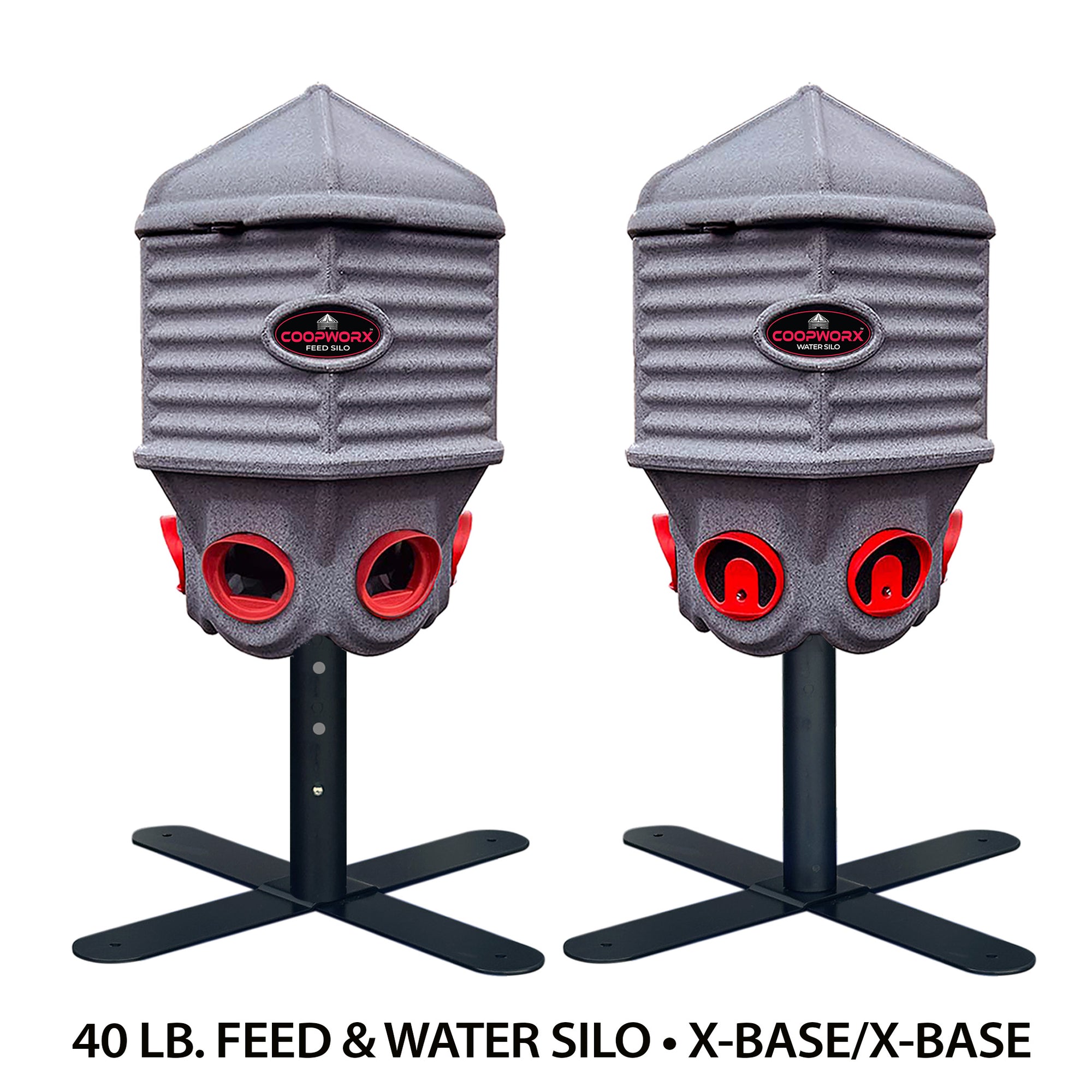 40 lb. FEED & WATER SILO COMBO