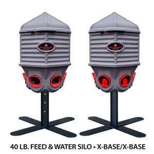 40 lb. FEED & WATER SILO COMBO