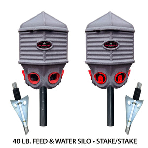 40 lb. FEED & WATER SILO COMBO
