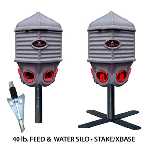 40 lb. FEED & WATER SILO COMBO