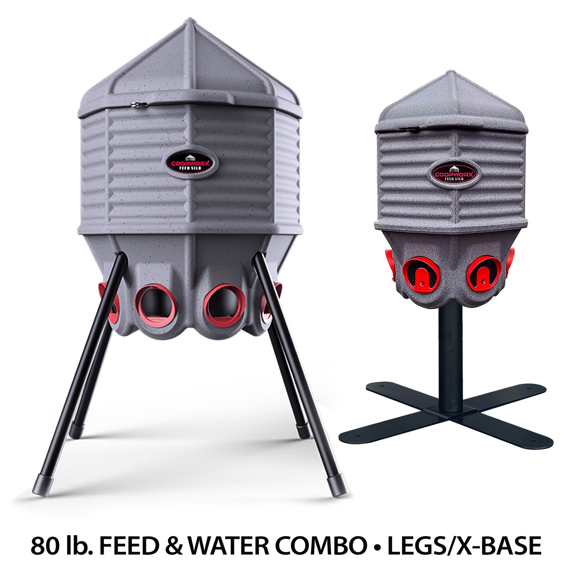 80 lb. FEED & WATER SILO COMBO