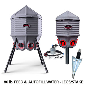 80 lb. FEED & WATER SILO COMBO