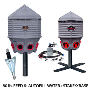 80 lb. FEED & WATER SILO COMBO