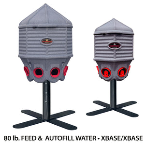 80 lb. FEED & WATER SILO COMBO
