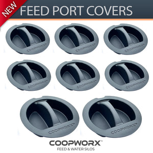 FEED PORT COVERS (EIGHT)