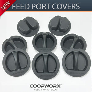 FEED PORT COVERS (EIGHT)