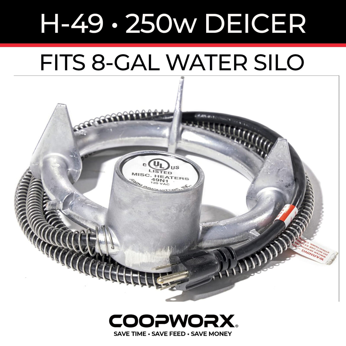 H-49 Water Silo Deicer (Freestanding 8-Gallon)